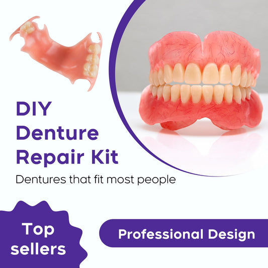 Components of the denture kit for DIY