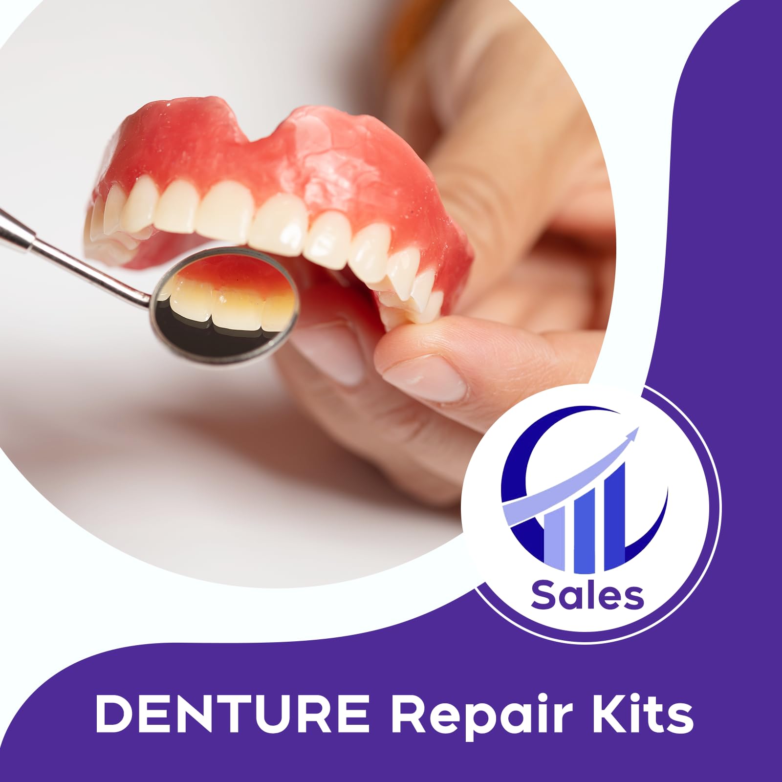 Fake teeth designed to improve your smile