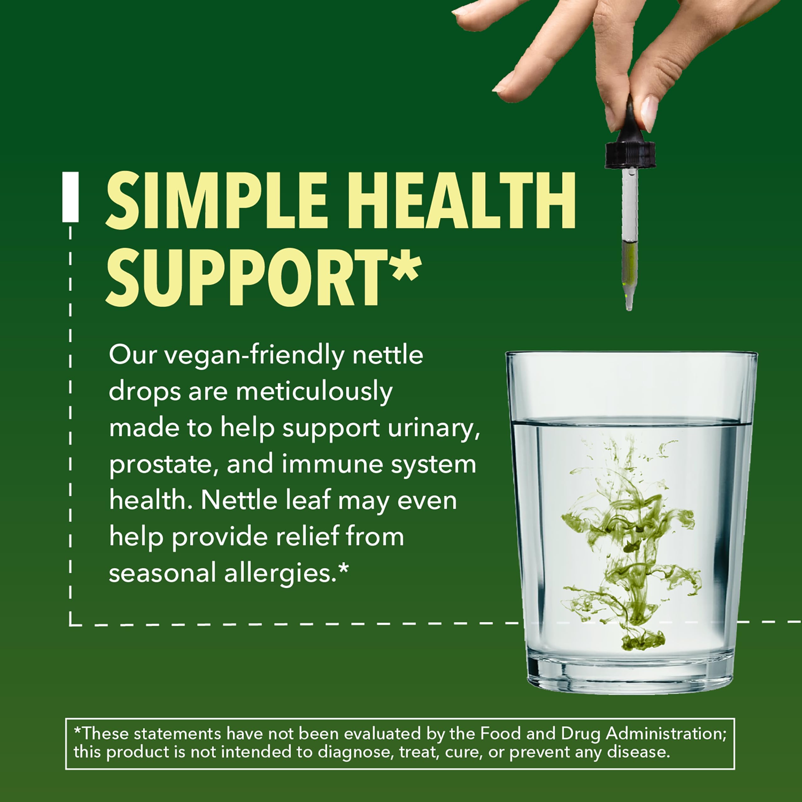 Dropper showing 0.5 mL serving size