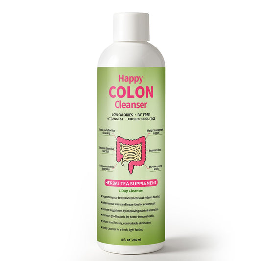Front packaging view of 1 Day Happy Colon Cleanser