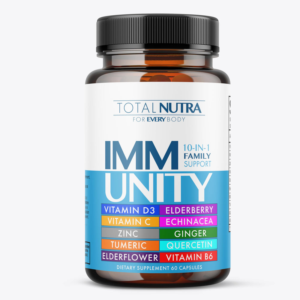 Bottle of 10-in-1 Immune Support Supplement