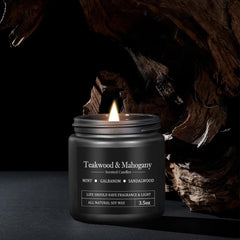 Gift-ready packaging and box display for the men candle set
