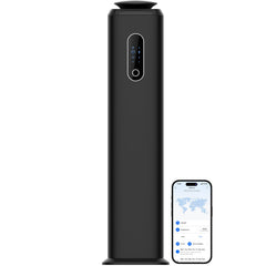 Front view of 1000ml Tower Hotel Scent Diffuser in black