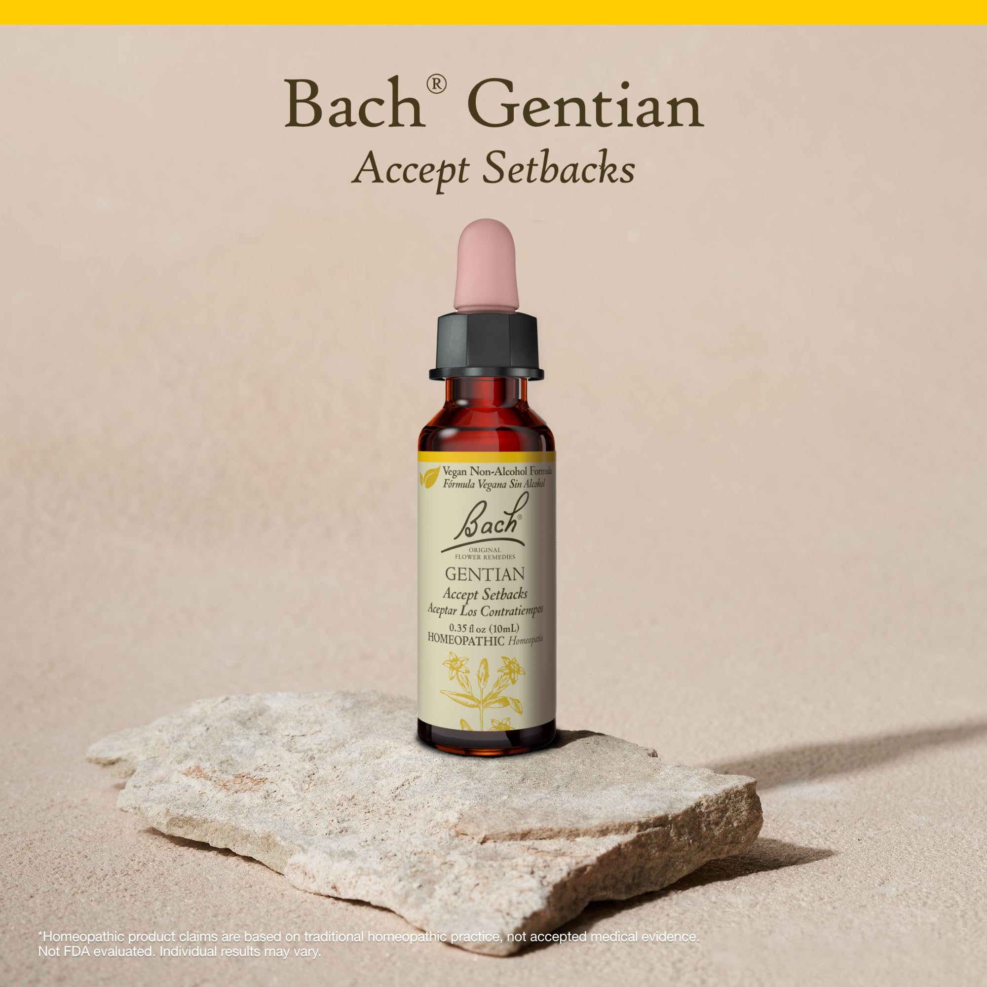 10 mL dropper bottle for Bach Gentian remedy