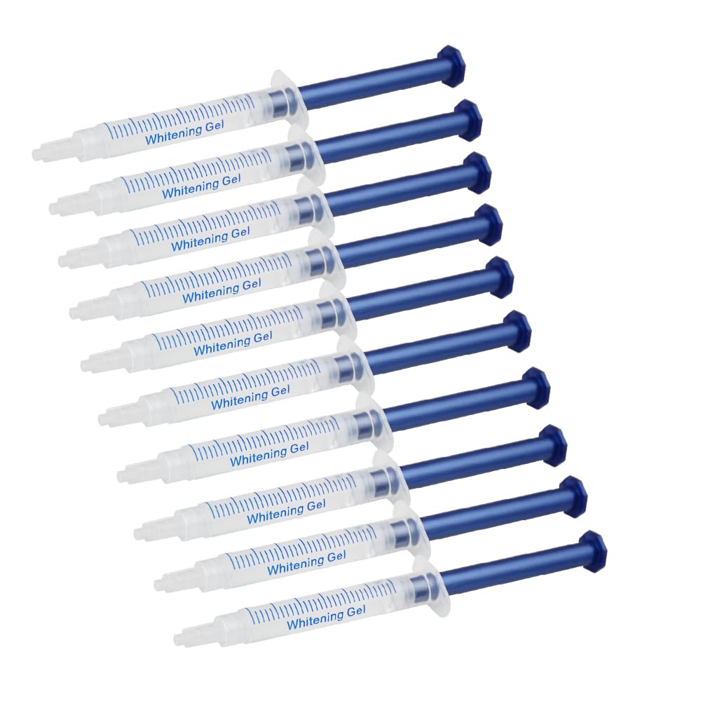 10 x 3ml teeth whitening gel syringes with 35% CP