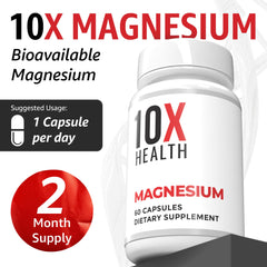 Active person performing after workout with magnesium support