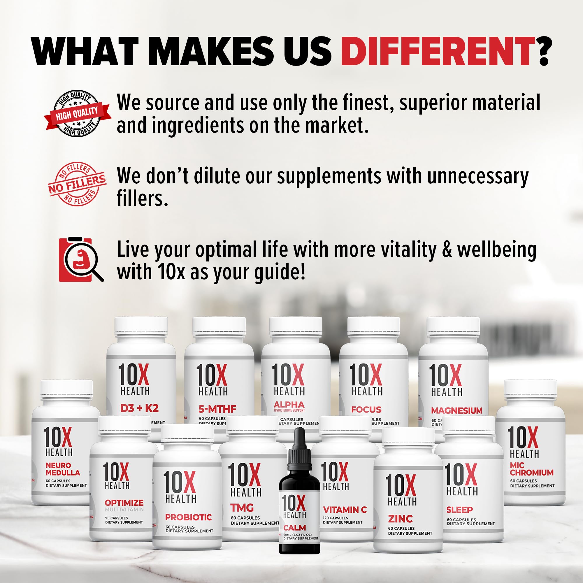 USA facility showing purity and quality testing