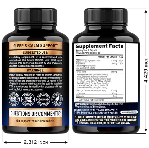 Illustration of the 12-in-1 deep sleep blend ingredients