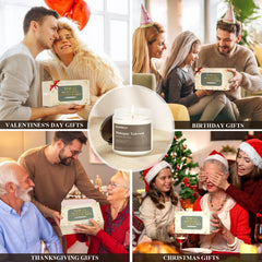 Eucalyptus and mint candle fragrance