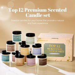 Jasmine oud and sandalwood scented candle