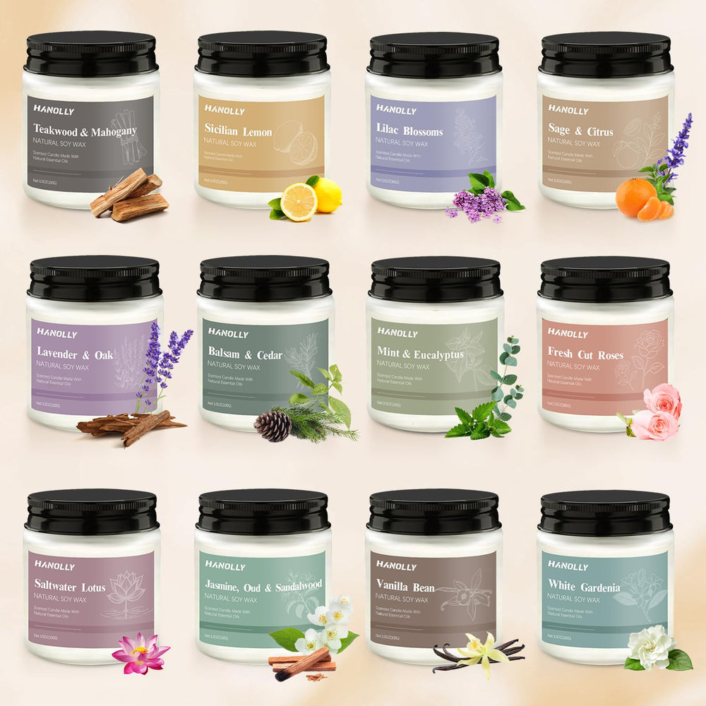 Saltwater lotus scented candle in frosted jar