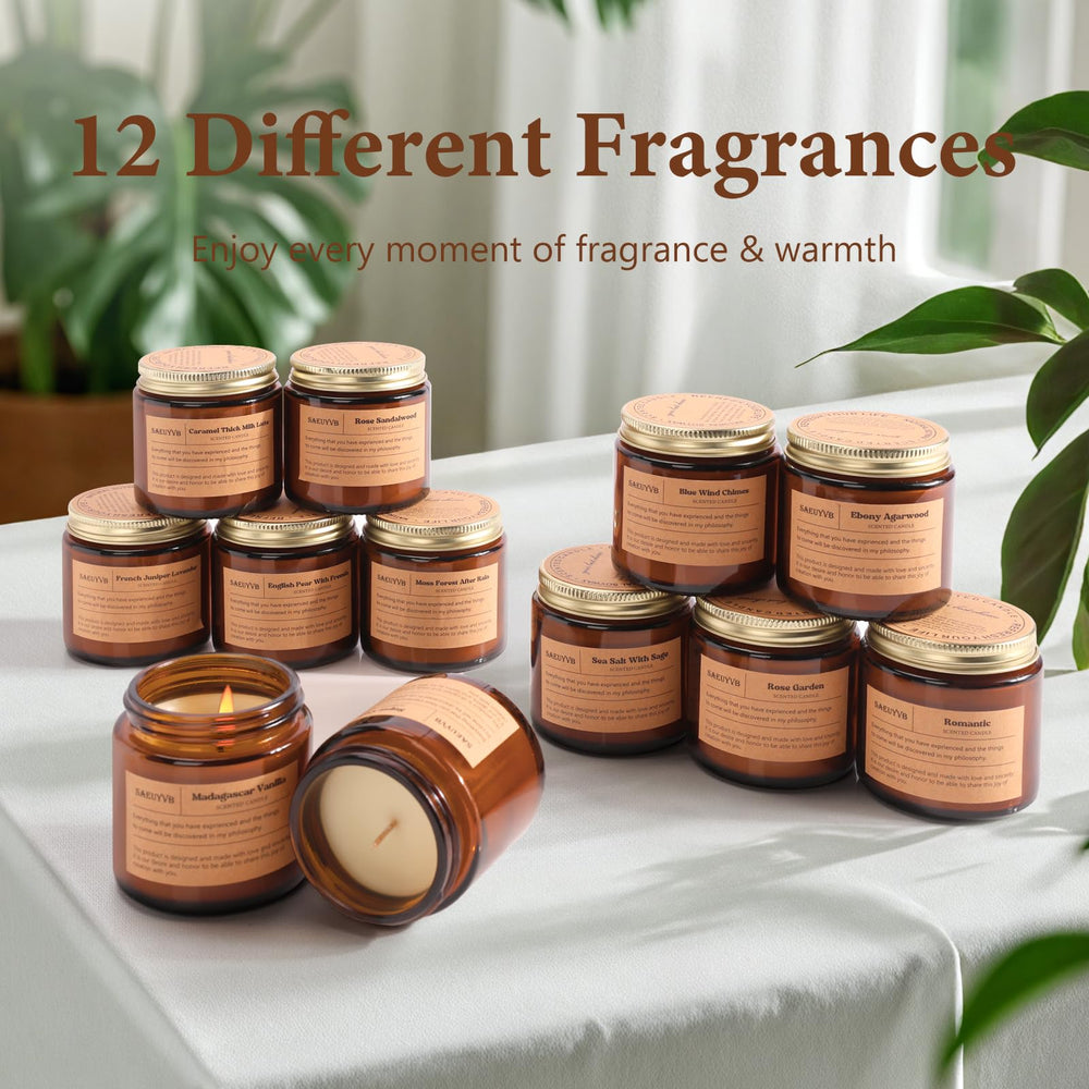 Relaxing home ambiance candles for living room, bedroom, and office
