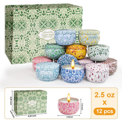 Fragrance notes display - 12 fragrances