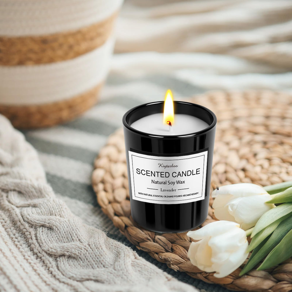 Candlelight creating warm, relaxing ambiance
