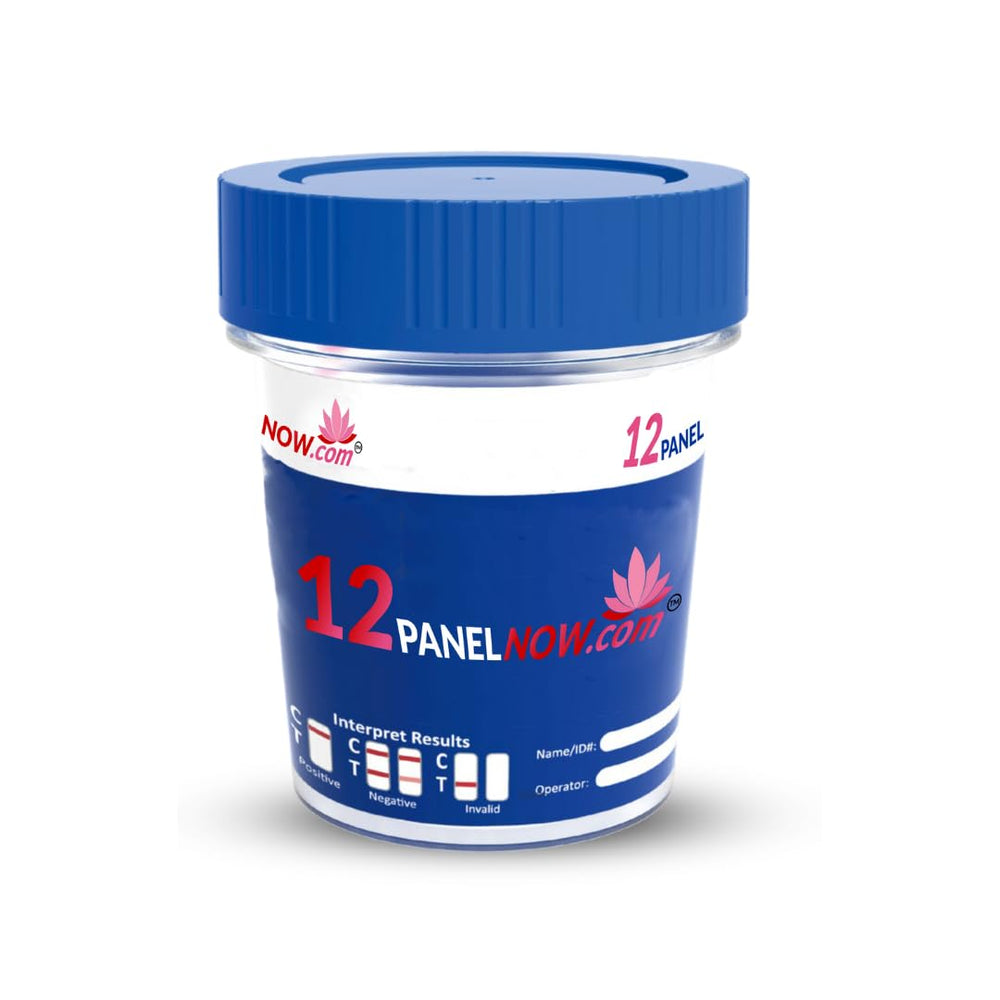 12-panel drug test kit for all drugs urine cup with temperature strip
