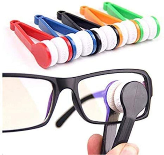 12-piece mini microfiber glasses cleaners in random colors