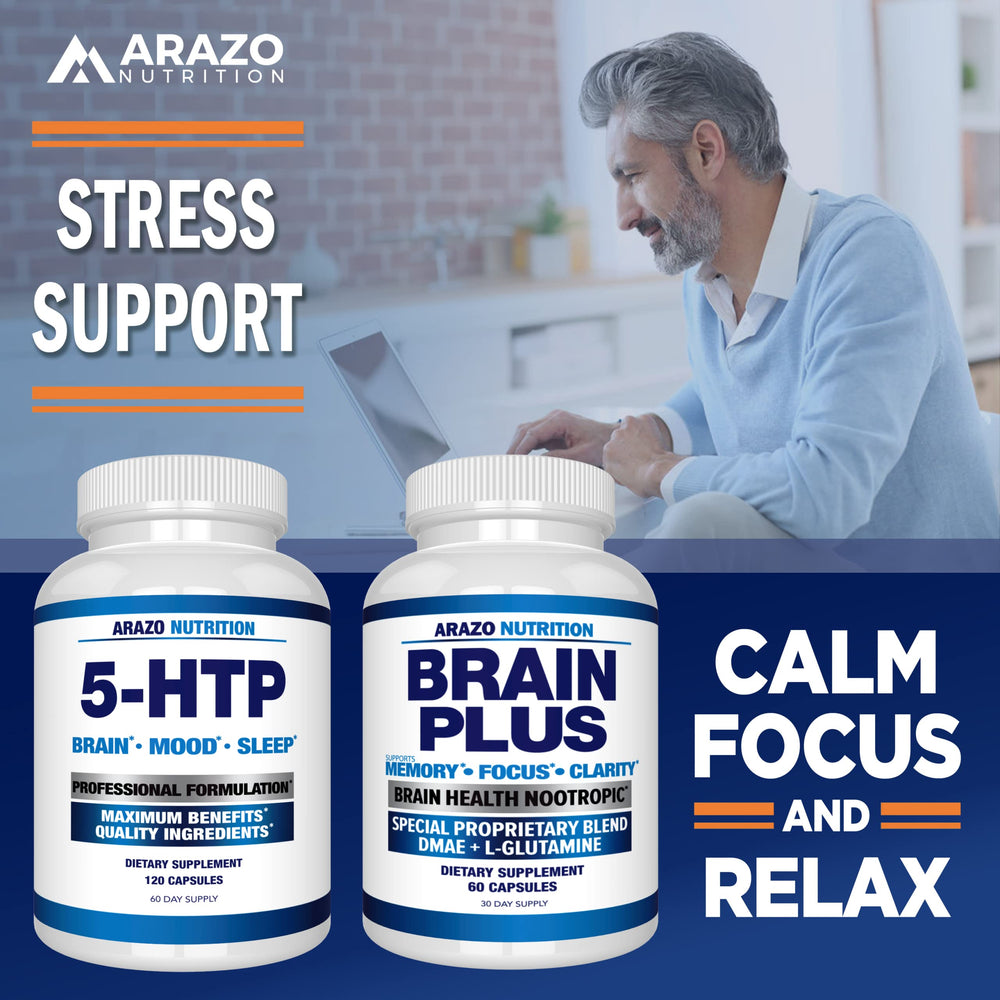 120-capsule bottle of Arazo Nutrition supplement