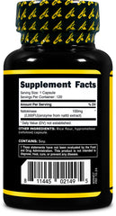 Bottle with 120 capsules per bottle