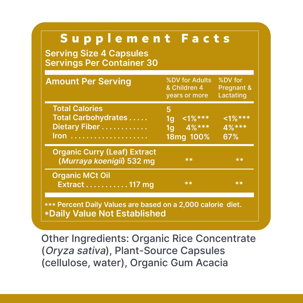 Package showing 120 vegetarian capsules