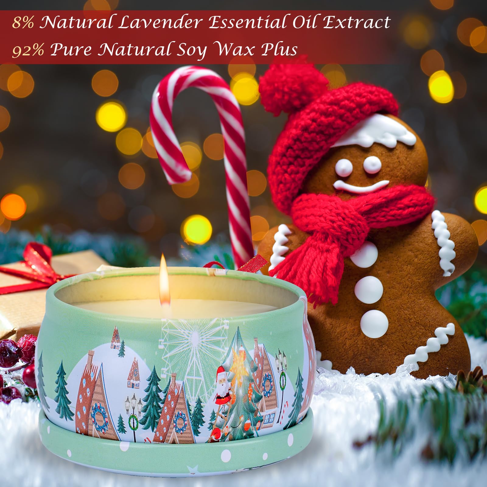 Red Wine Gingerbread fragrance candle in jar