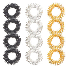 Golden 12-piece spiky sensory finger massage massager set