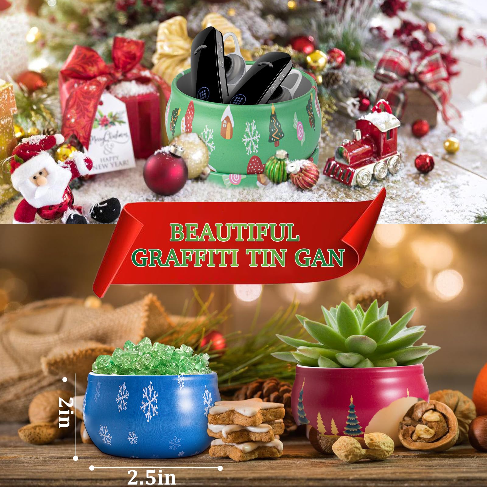 Reusable storage tin for candle leftovers and small items