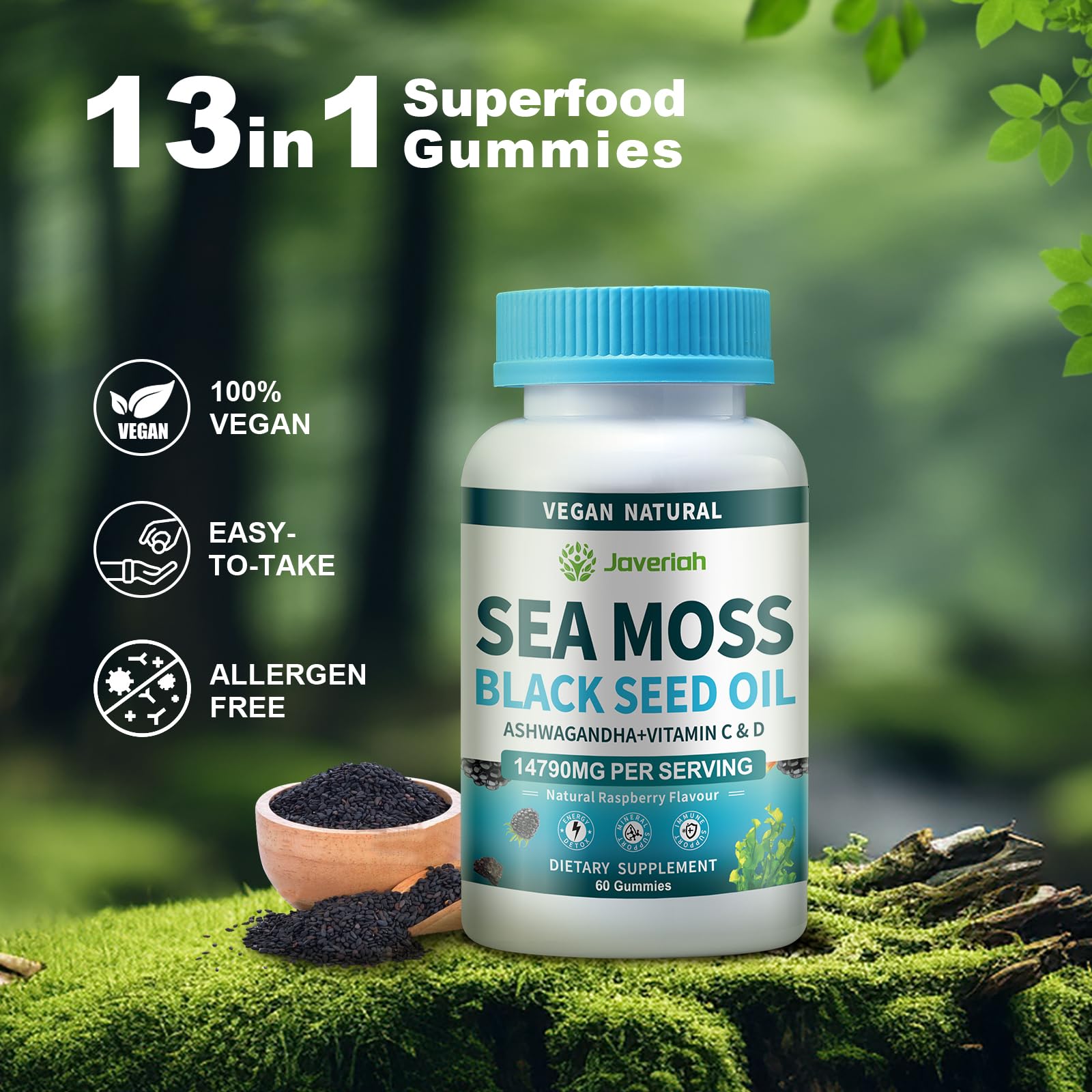 13-in-1 Advanced Strength Formula text on packaging