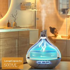 14 color LED night light on aroma diffuser