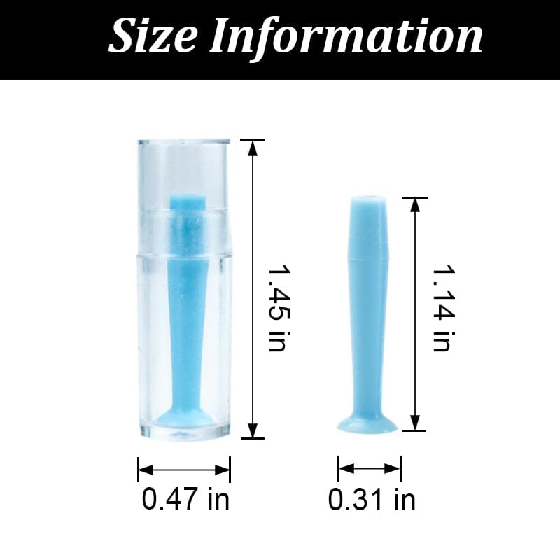 Close-up of silicone and plastic material used in lens remover