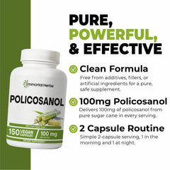 Bottle showing 150 vegan capsules, 75-day supply