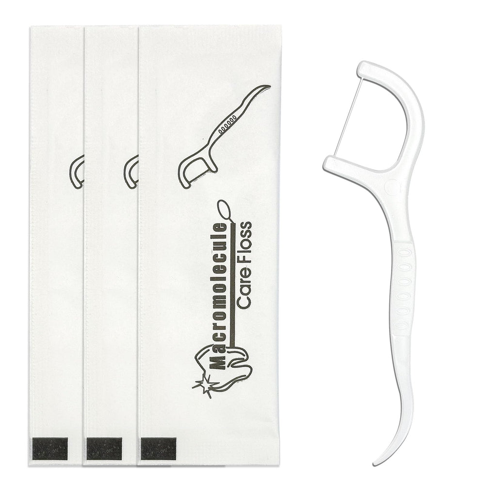 Individually wrapped dental flossers for travel and on-the-go oral care