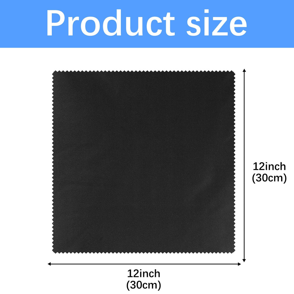 Close-up of microfiber cleaning cloths in multiple colors