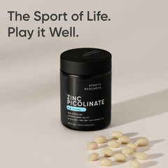 180 softgels package of zinc picolinate