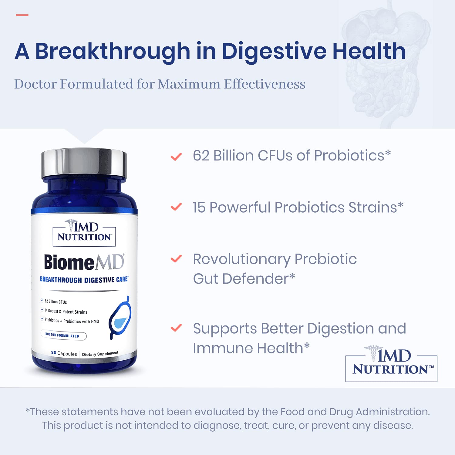Immune system connection with gut health