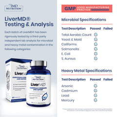 2-pack box of 1MD LiverMD for ongoing support.