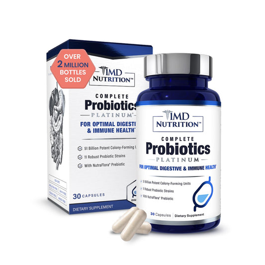 Main product image of 1MD Nutrition Complete Probiotics Platinum labeled bottle