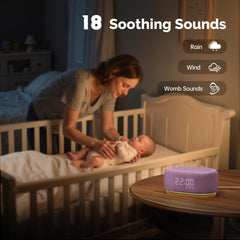 1Mii purple white noise bird sounds for gentle daytime rest