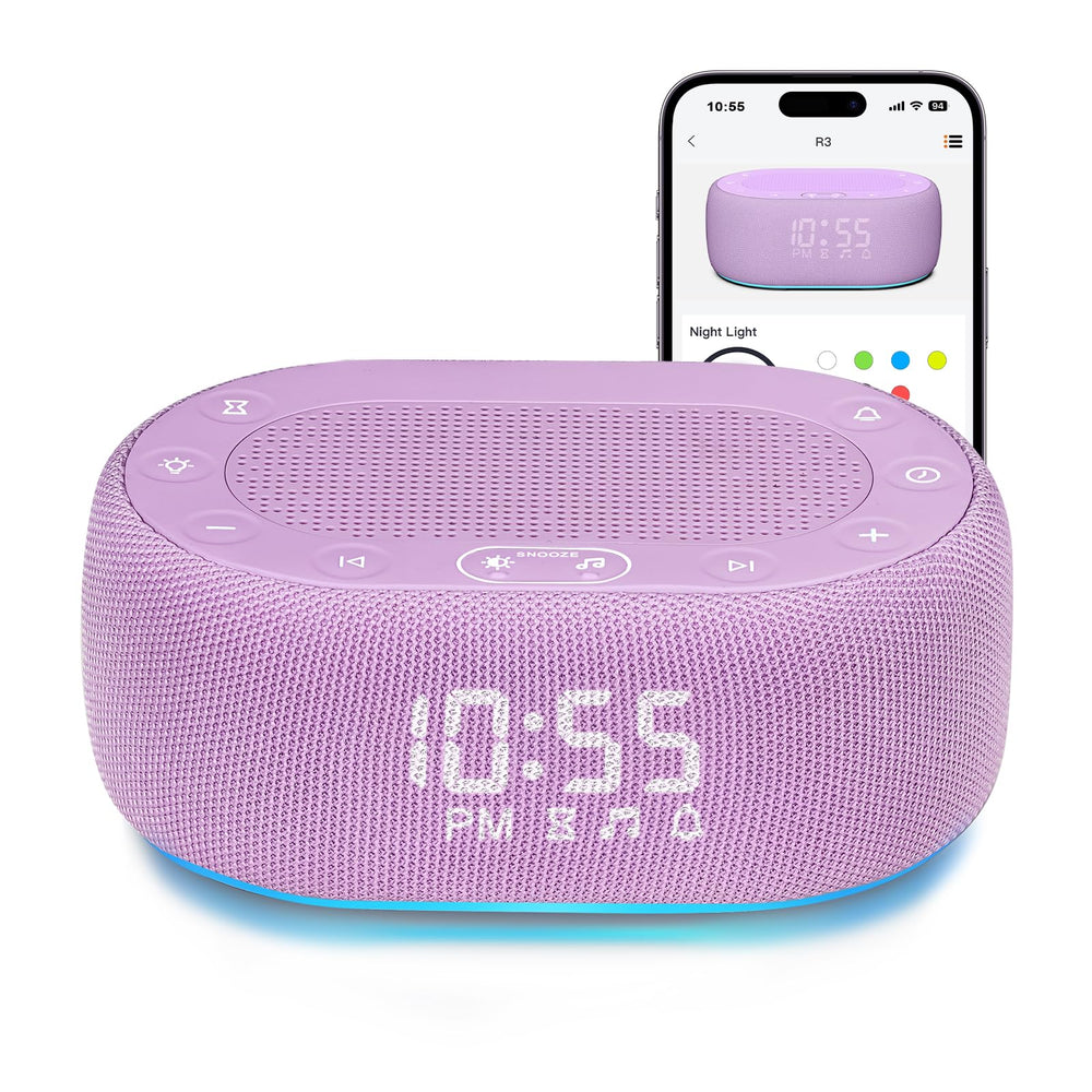 1Mii purple white noise rain sounds for a calm bedtime atmosphere