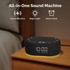 1Mii White Noise Machine in a baby nursery for soothing bedtime