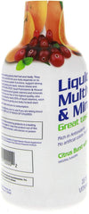 Serving size and directions on bottle label