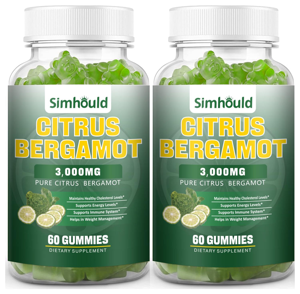 Front view of 2-pack Citrus Bergamot Gummies