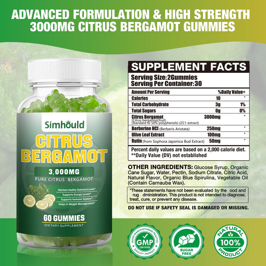 Exterior packaging for Citrus Bergamot Gummies 2-pack