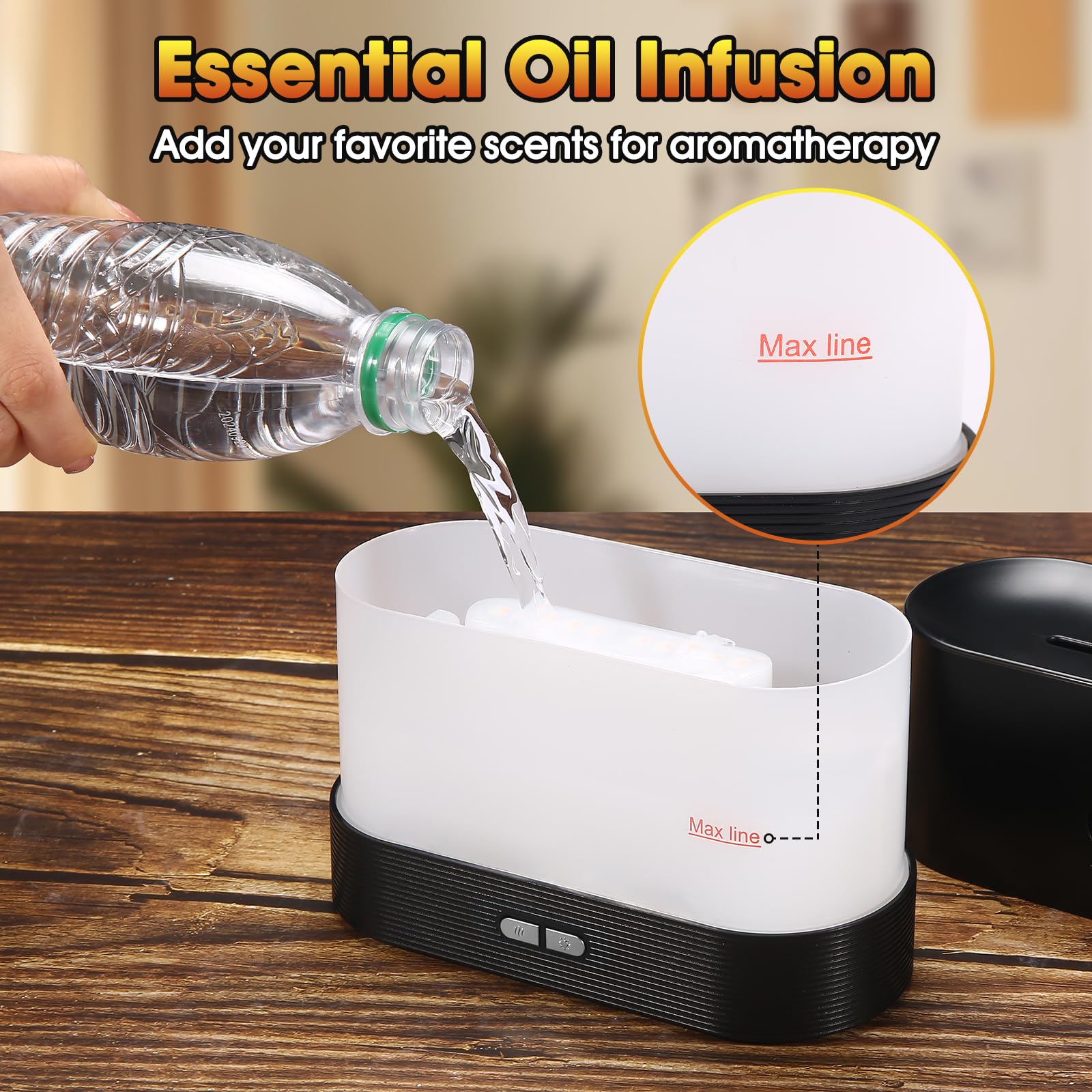 Diffuser with 180mL reservoir and mist output