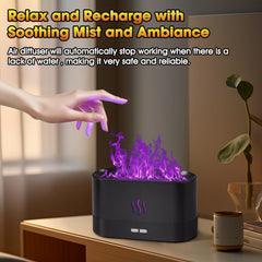 Diffuser placed in a home office setting