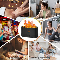 Yoga or meditation scene with diffuser ambiance