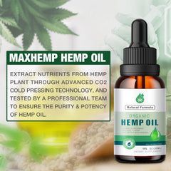 Hemp oil dropper with tincture