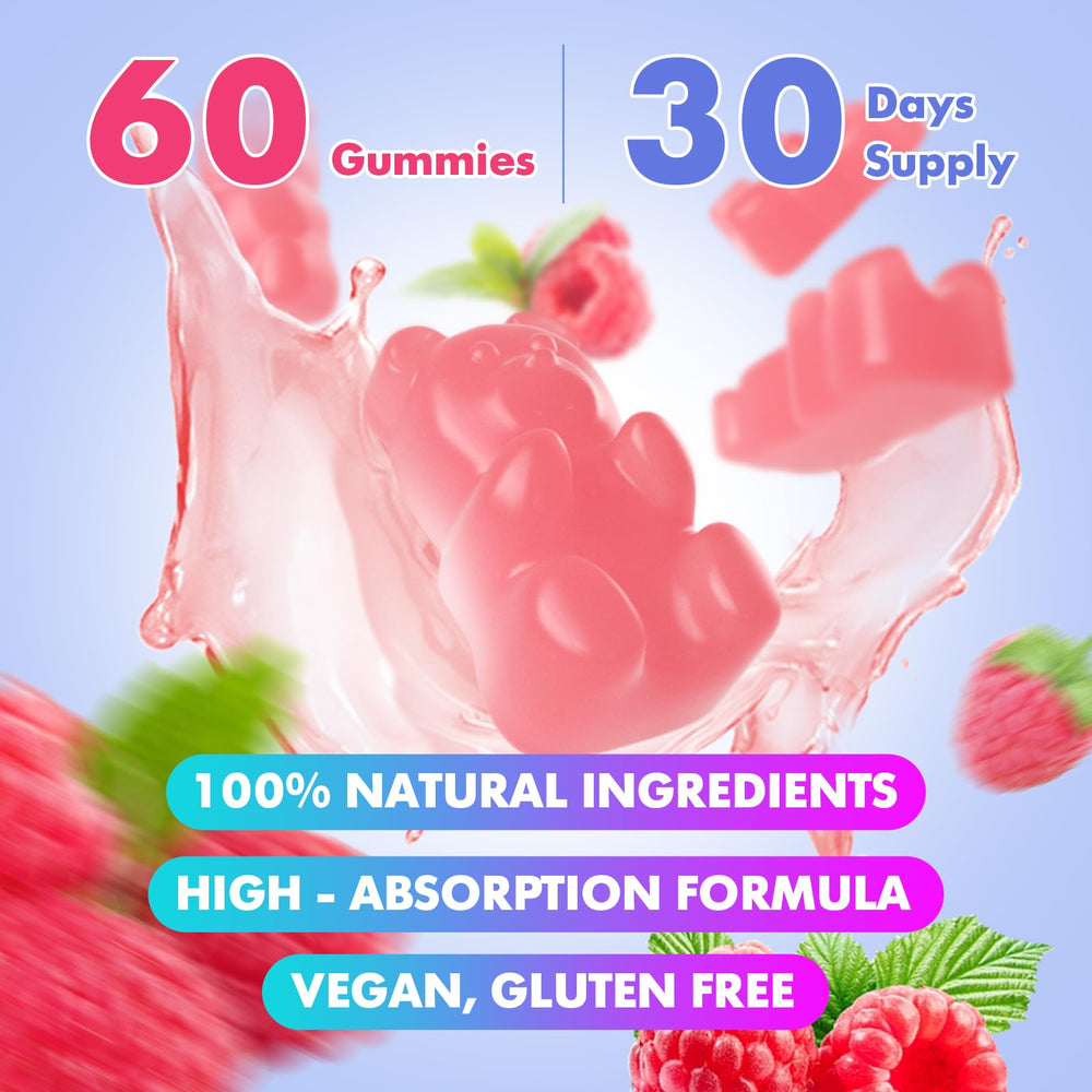 Icons indicating vegan, gluten-free, and non-GMO features