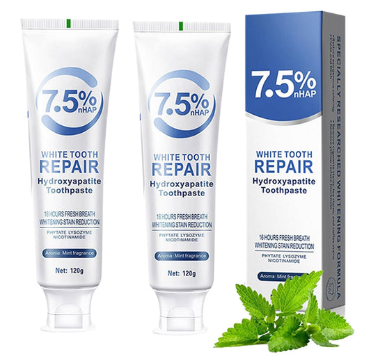 2-pack hydroxyapatite toothpaste set