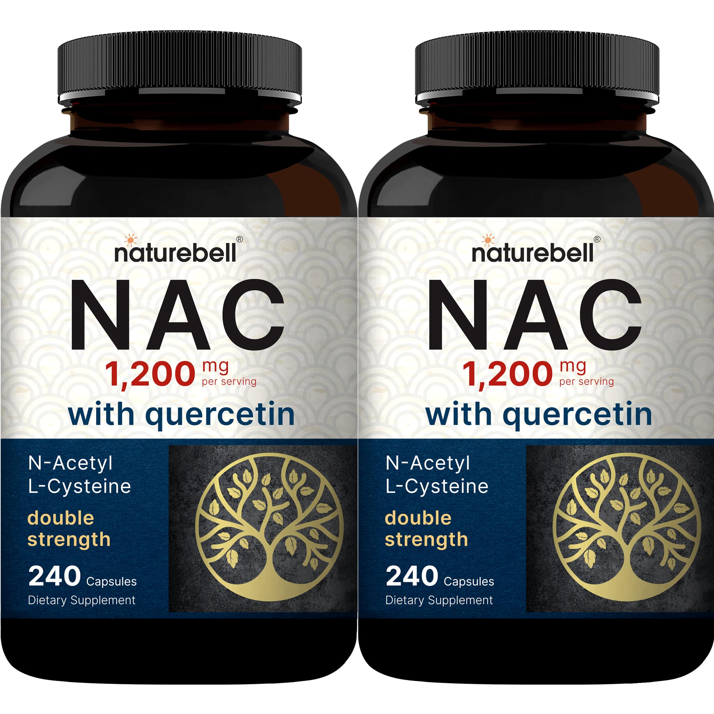 Two-pack NAC supplement with quercetin hero image