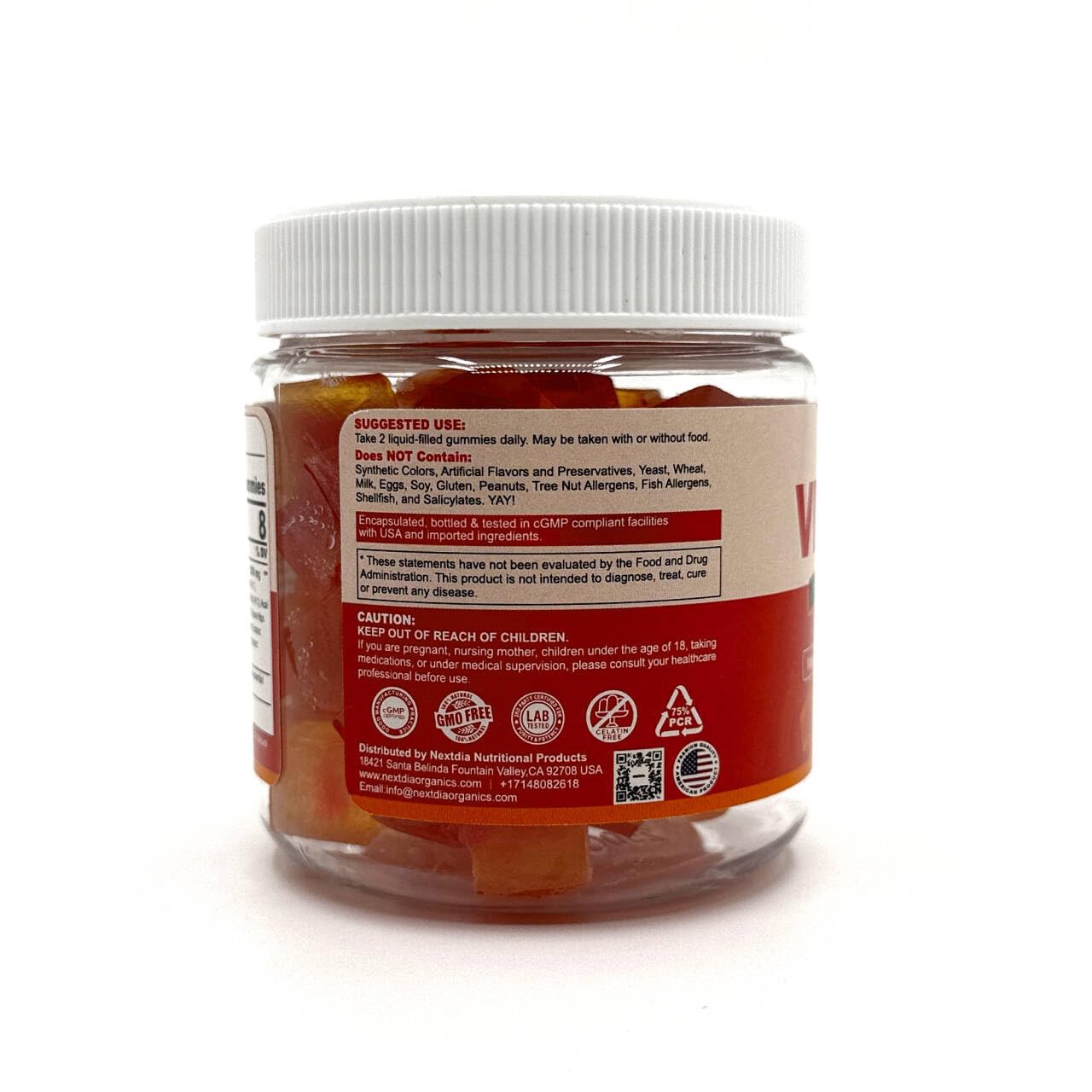 Family-friendly gummies suitable for ages 4 and up